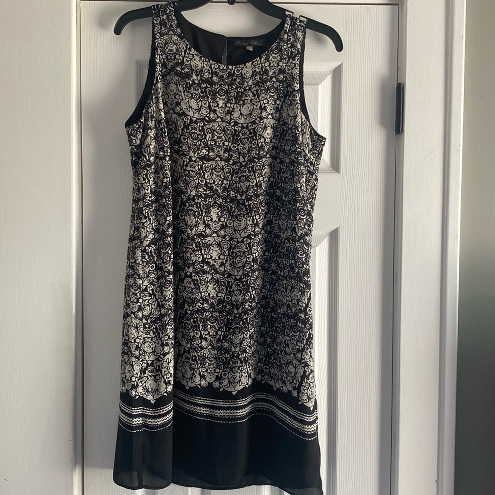 Rose and Olive Floral Patterned Dress